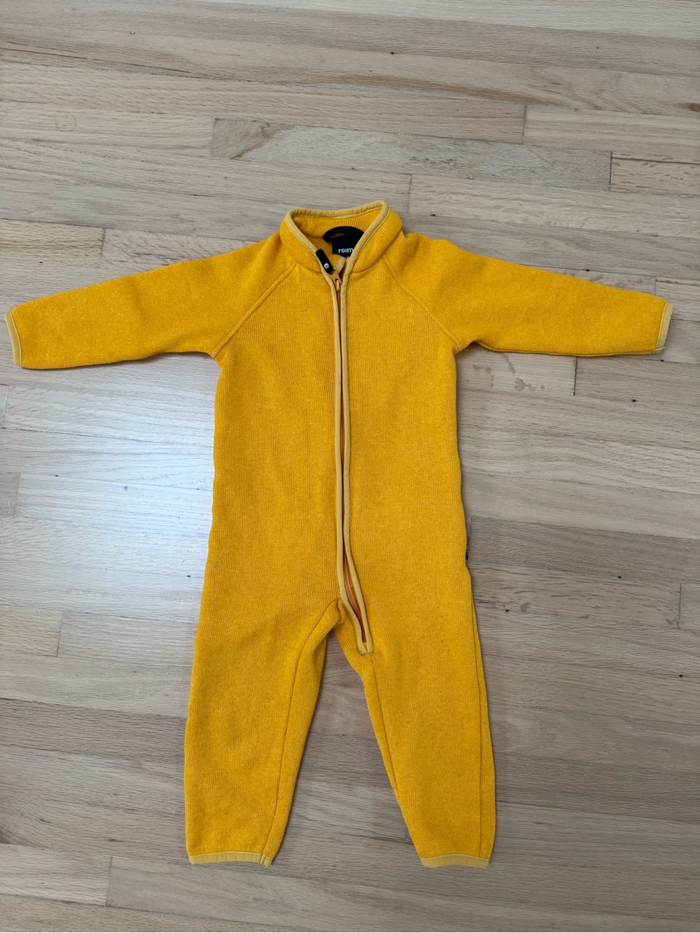 Reima Tahti Toddler Fleece Jumpsuit in Yelllow